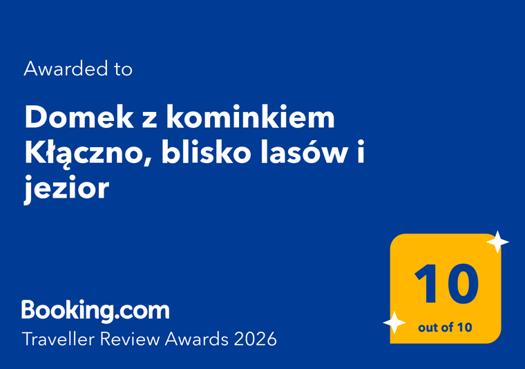 Booking.com Traveller Review Awards 2026 dla obiektu Niezapominajka